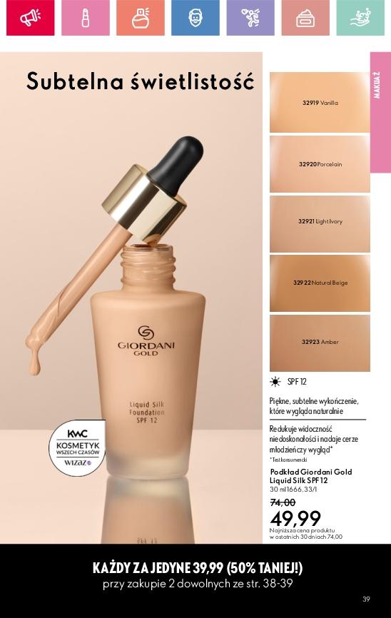Gazetka promocyjna Oriflame str. 39