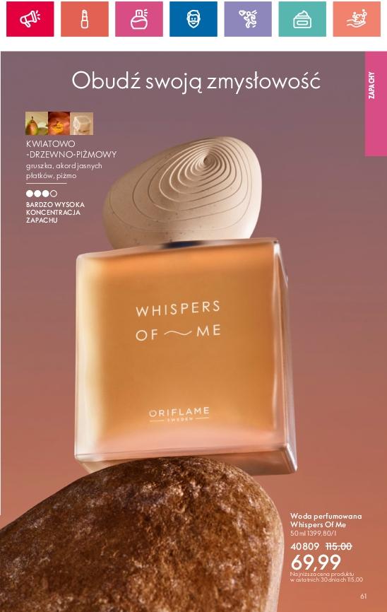 Gazetka promocyjna Oriflame str. 61