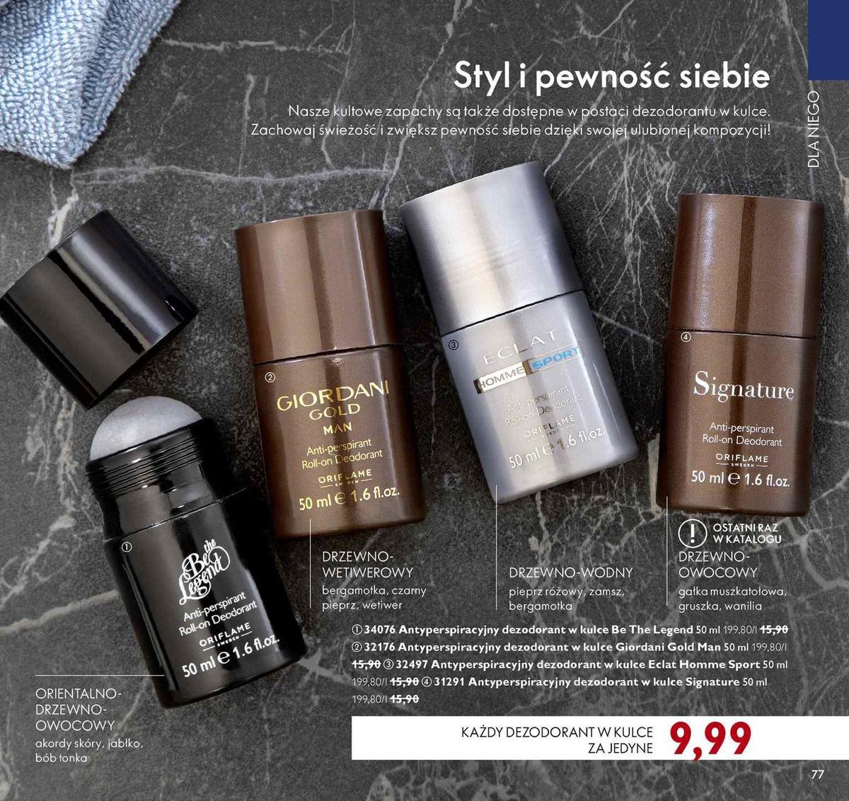 Gazetka promocyjna Oriflame str. 77