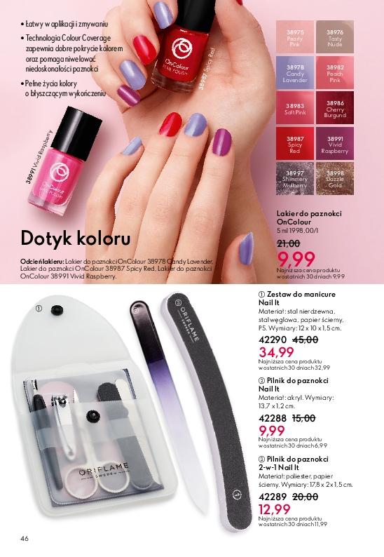 Gazetka promocyjna Oriflame str. 46