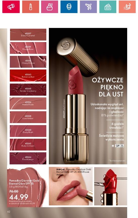 Gazetka promocyjna Oriflame str. 62
