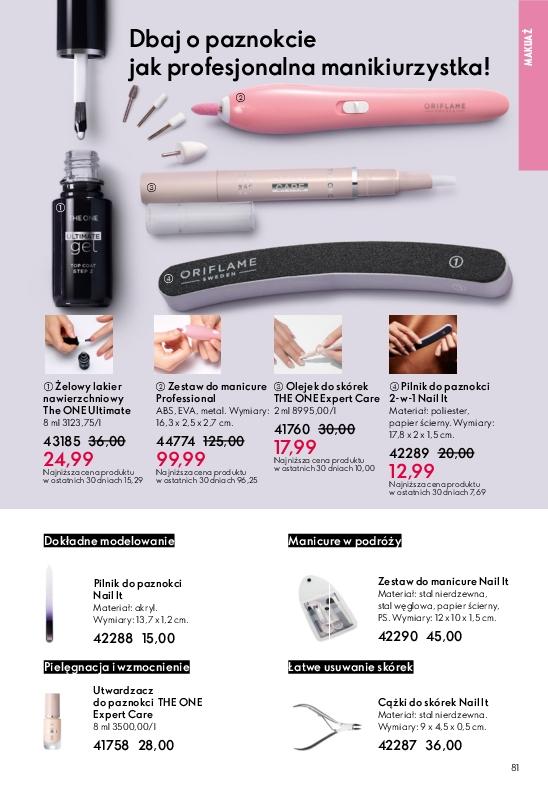Gazetka promocyjna Oriflame str. 81