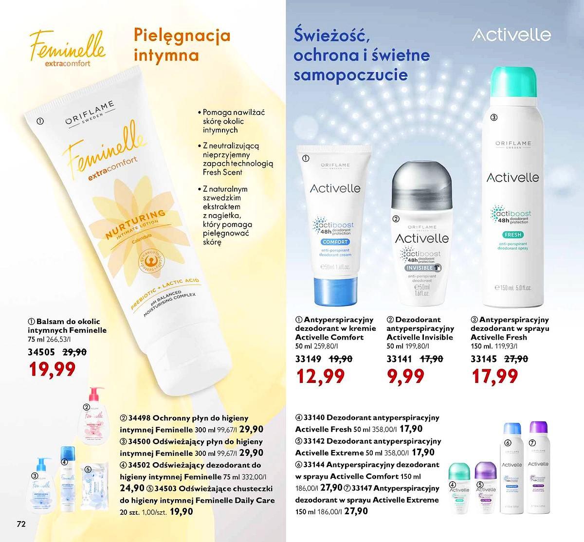 Gazetka promocyjna Oriflame str. 72