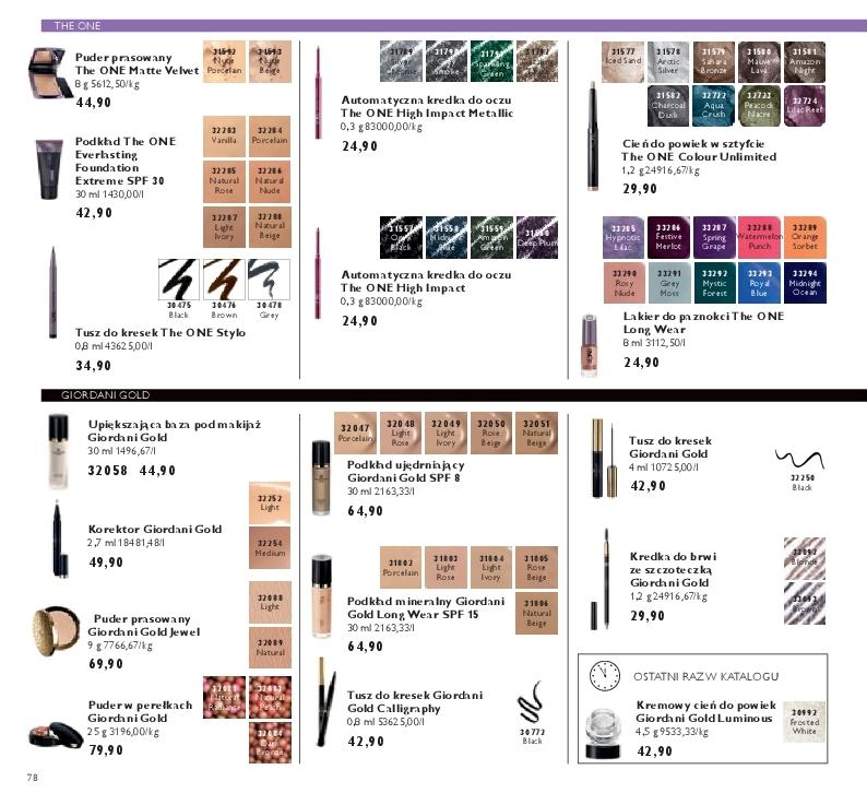 Gazetka promocyjna Oriflame str. 78