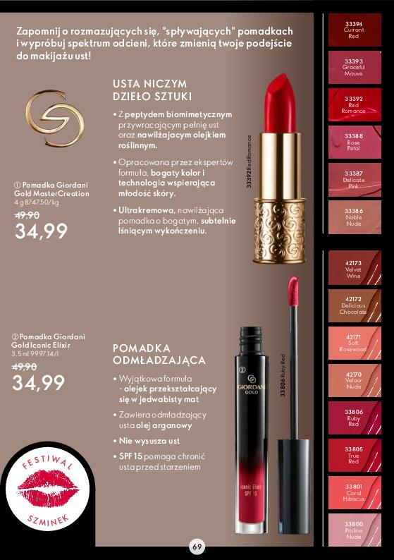 Gazetka promocyjna Oriflame str. 69