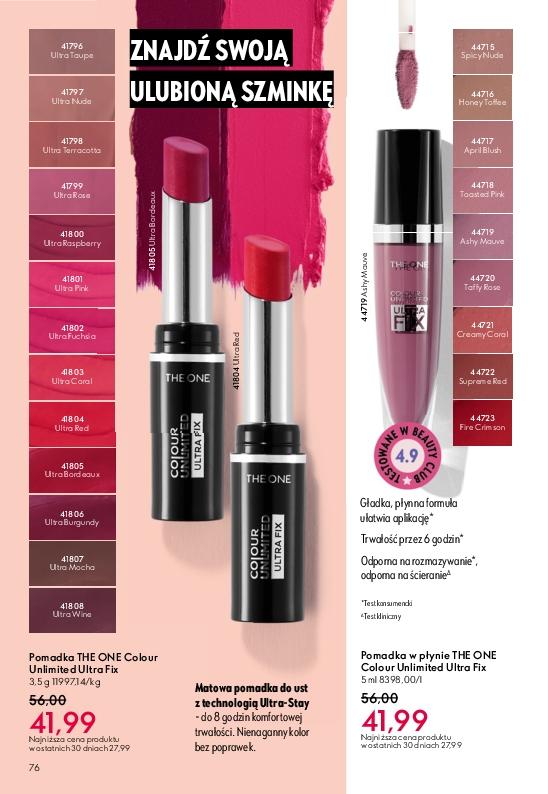Gazetka promocyjna Oriflame str. 76