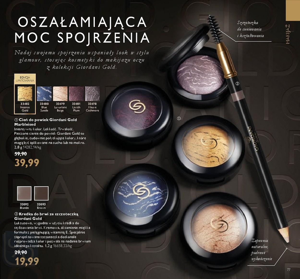 Gazetka promocyjna Oriflame str. 77
