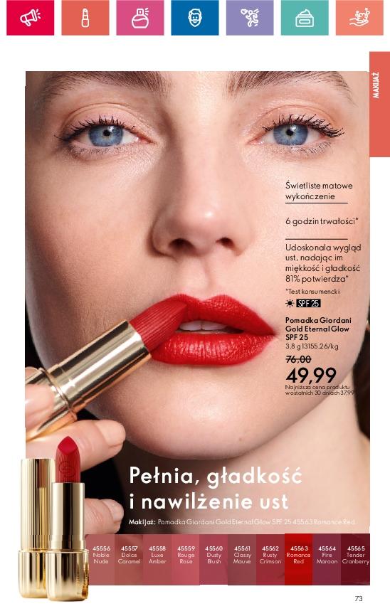 Gazetka promocyjna Oriflame str. 73