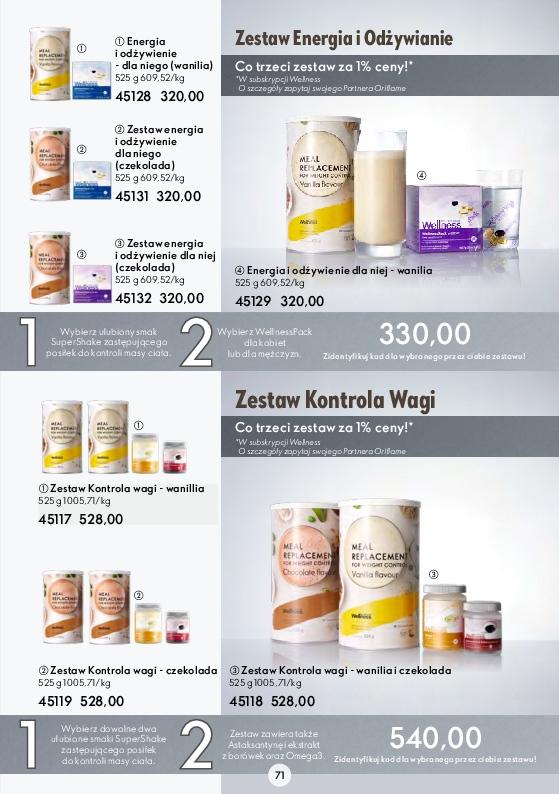 Gazetka promocyjna Oriflame str. 71