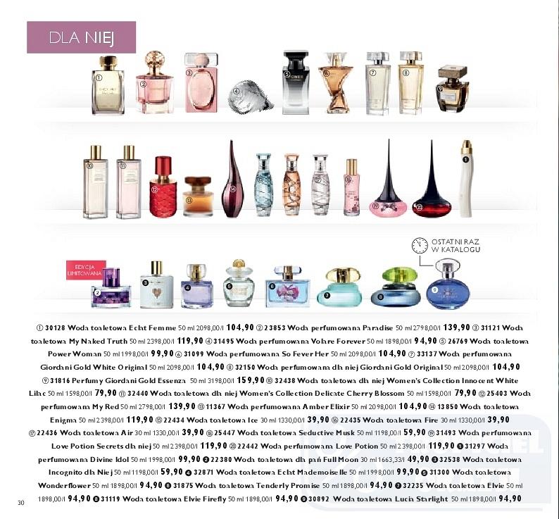 Gazetka promocyjna Oriflame str. 30