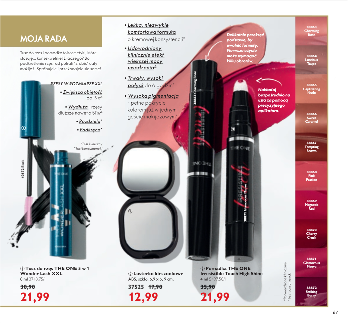Gazetka promocyjna Oriflame str. 67