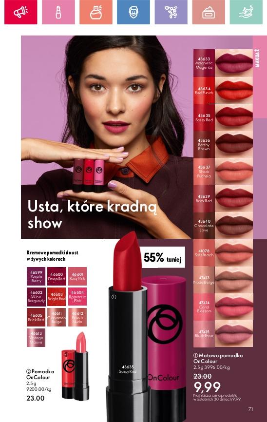 Gazetka promocyjna Oriflame str. 71
