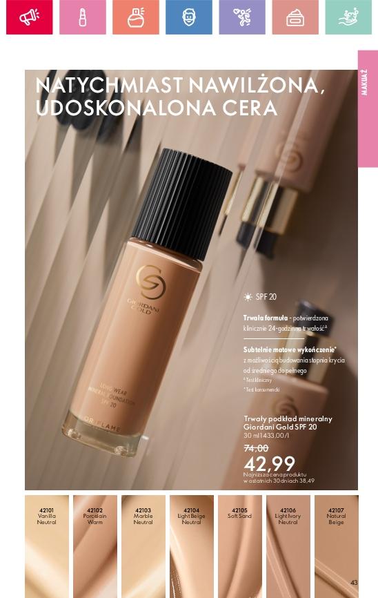 Gazetka promocyjna Oriflame str. 43