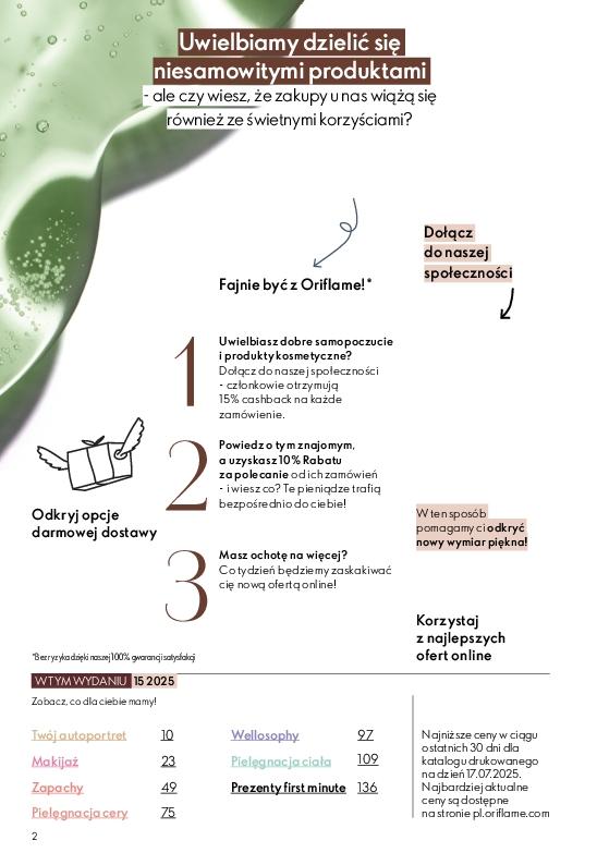 Gazetka promocyjna Oriflame str. 2