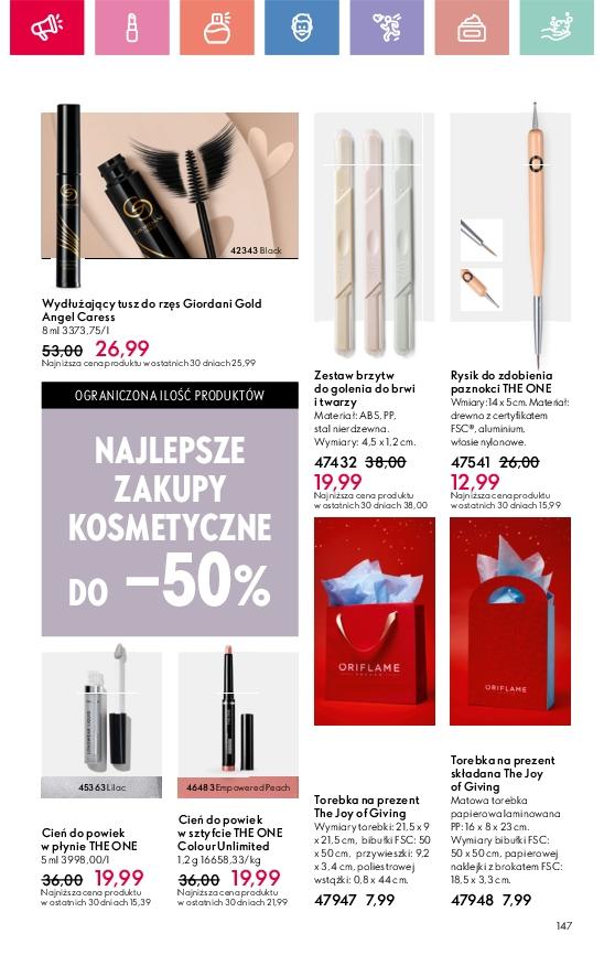 Gazetka promocyjna Oriflame str. 147