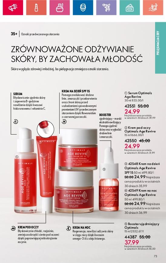 Gazetka promocyjna Oriflame str. 73