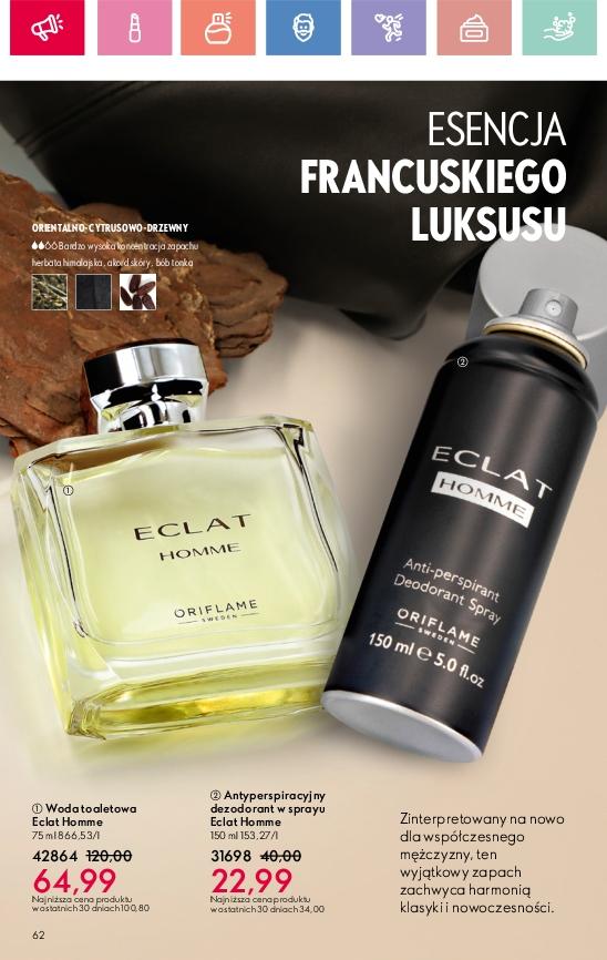 Gazetka promocyjna Oriflame str. 62