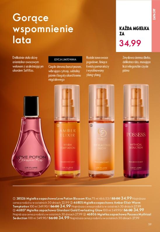 Gazetka promocyjna Oriflame str. 59
