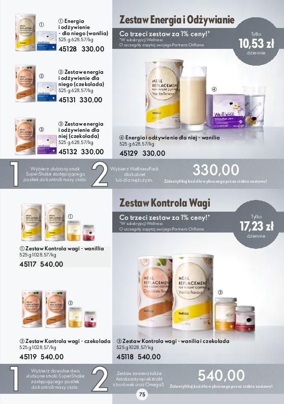 Gazetka promocyjna Oriflame str. 75