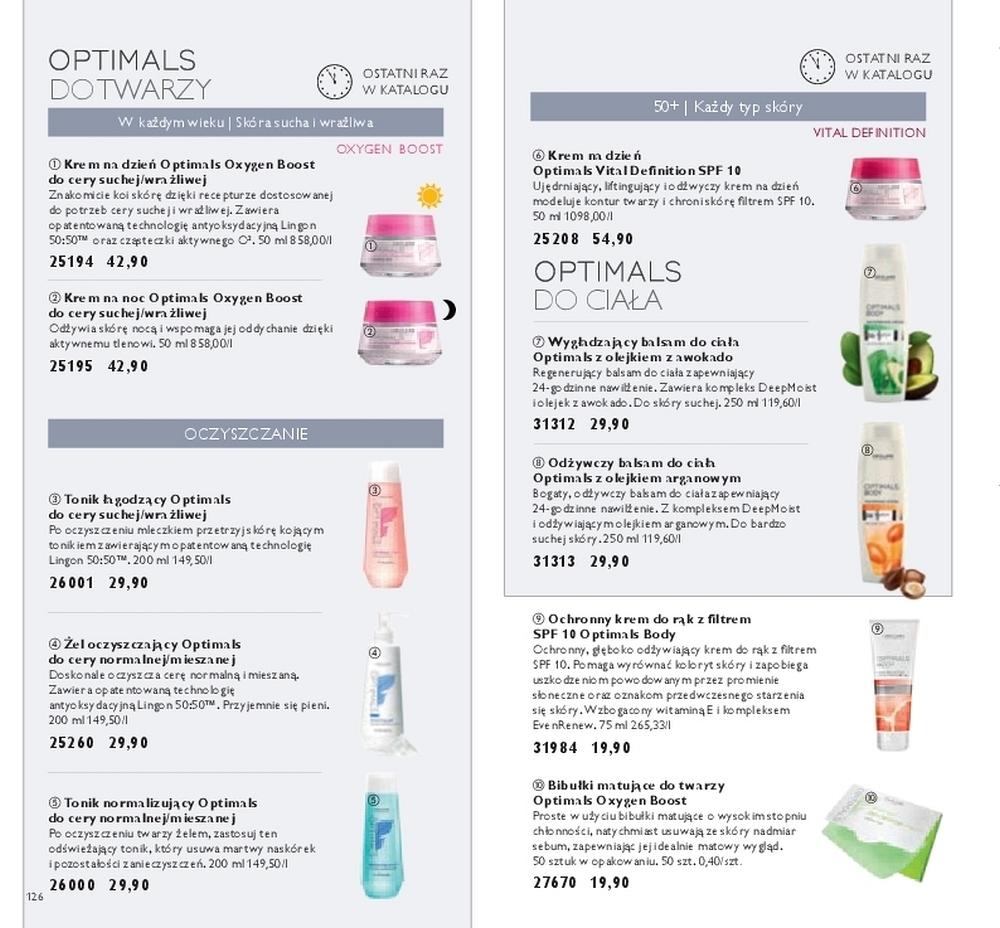 Gazetka promocyjna Oriflame str. 126
