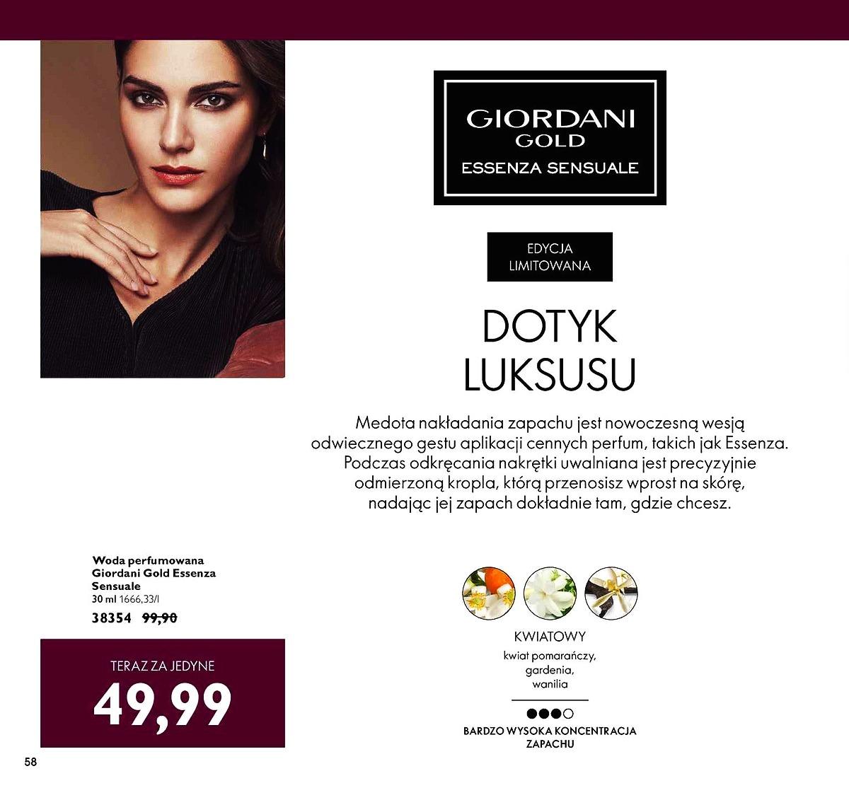 Gazetka promocyjna Oriflame str. 58