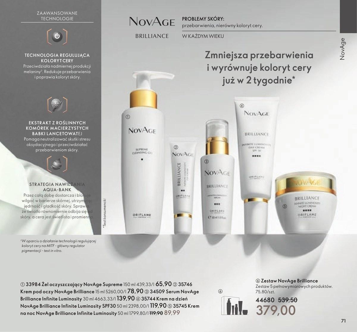 Gazetka promocyjna Oriflame str. 71