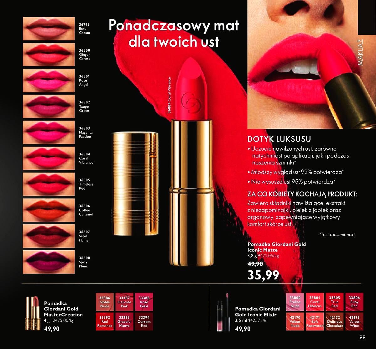 Gazetka promocyjna Oriflame str. 99
