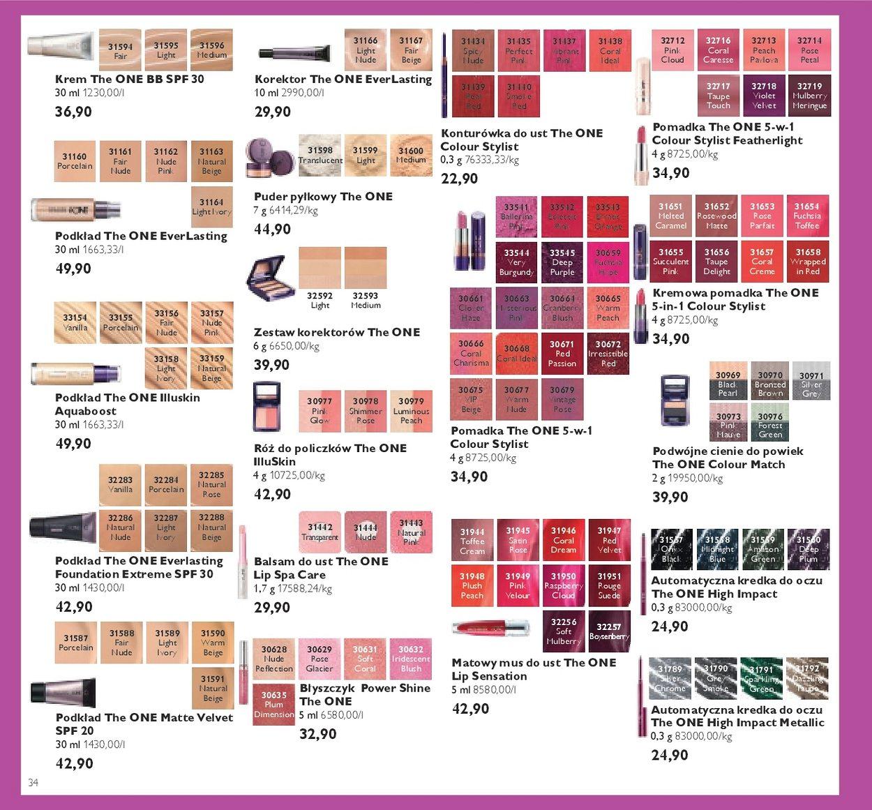 Gazetka promocyjna Oriflame str. 34