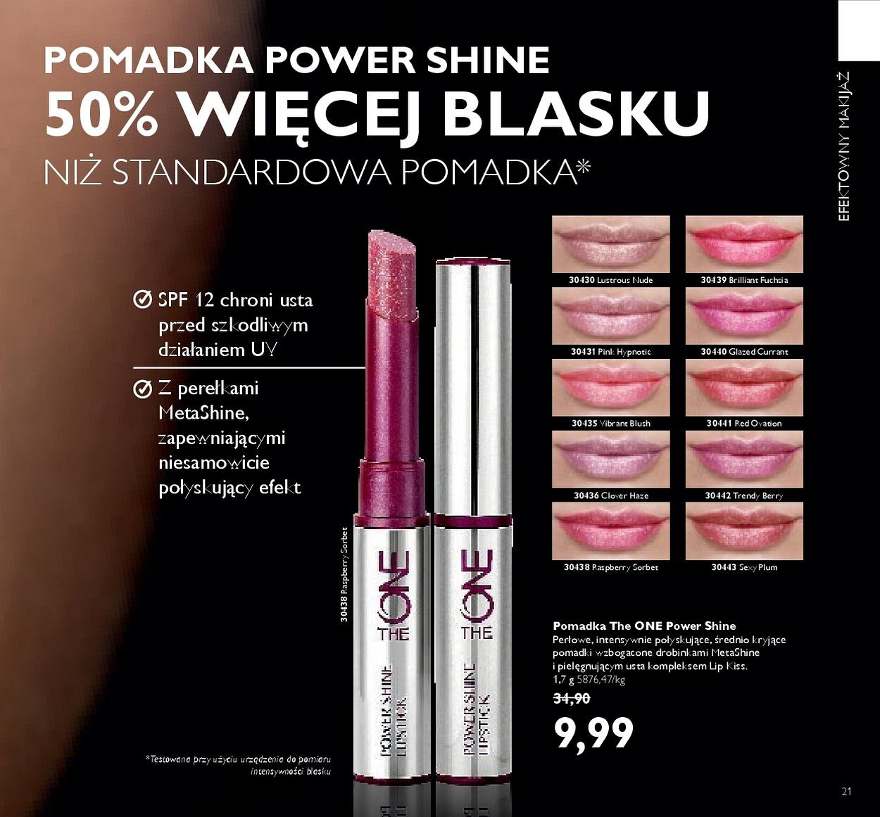 Gazetka promocyjna Oriflame str. 21