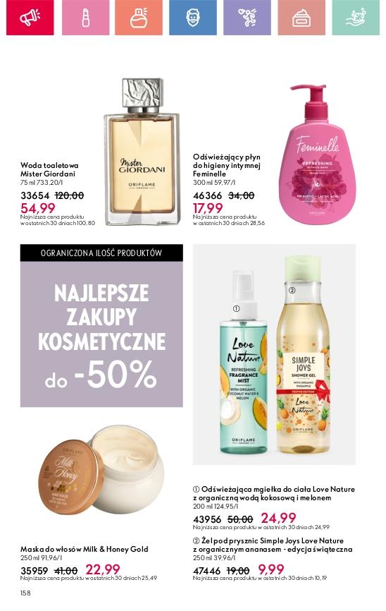 Gazetka promocyjna Oriflame str. 158
