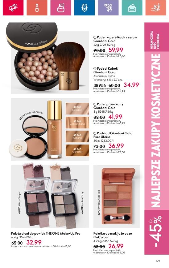 Gazetka promocyjna Oriflame str. 129