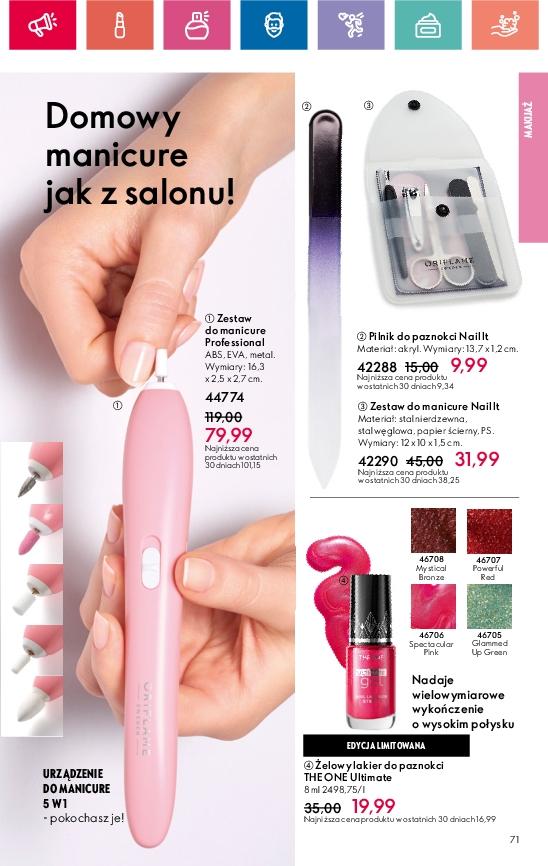 Gazetka promocyjna Oriflame str. 71