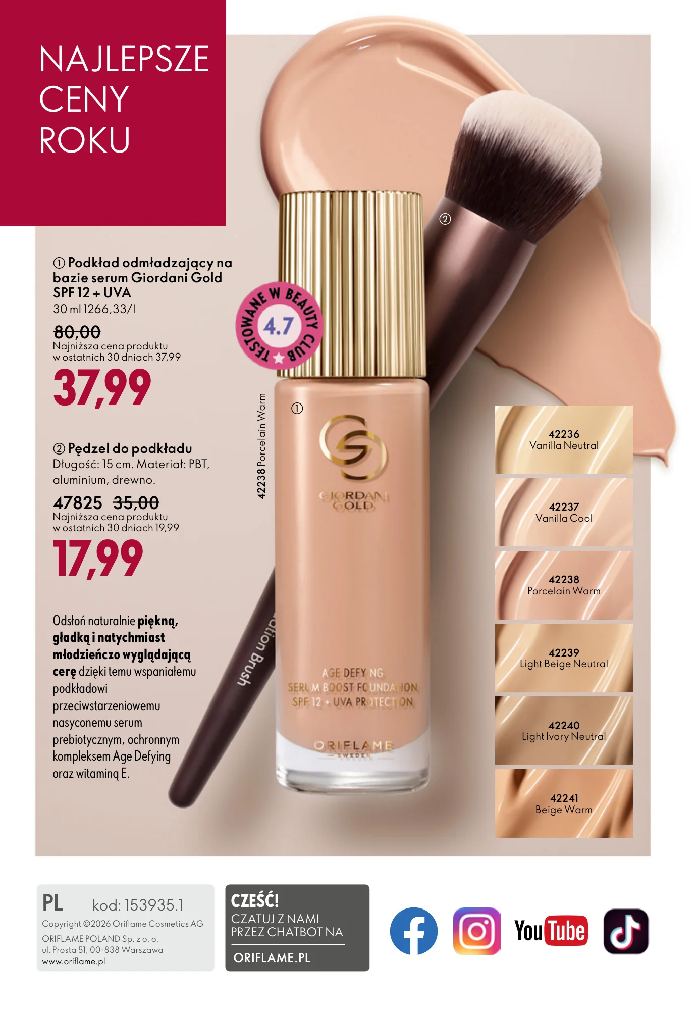 Gazetka promocyjna Oriflame str. 164