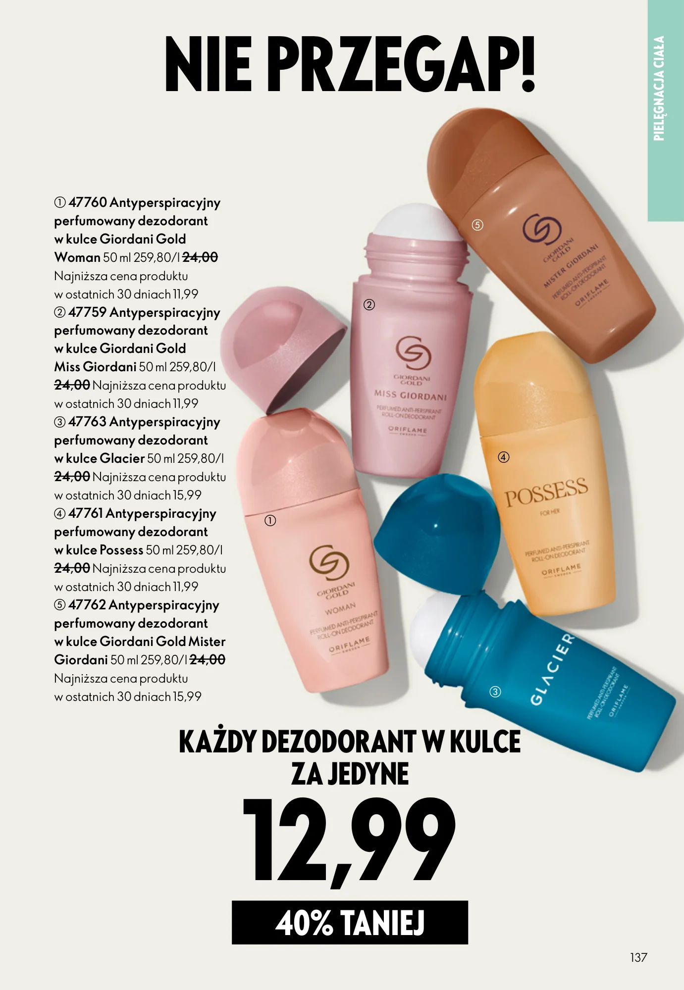 Gazetka promocyjna Oriflame str. 137