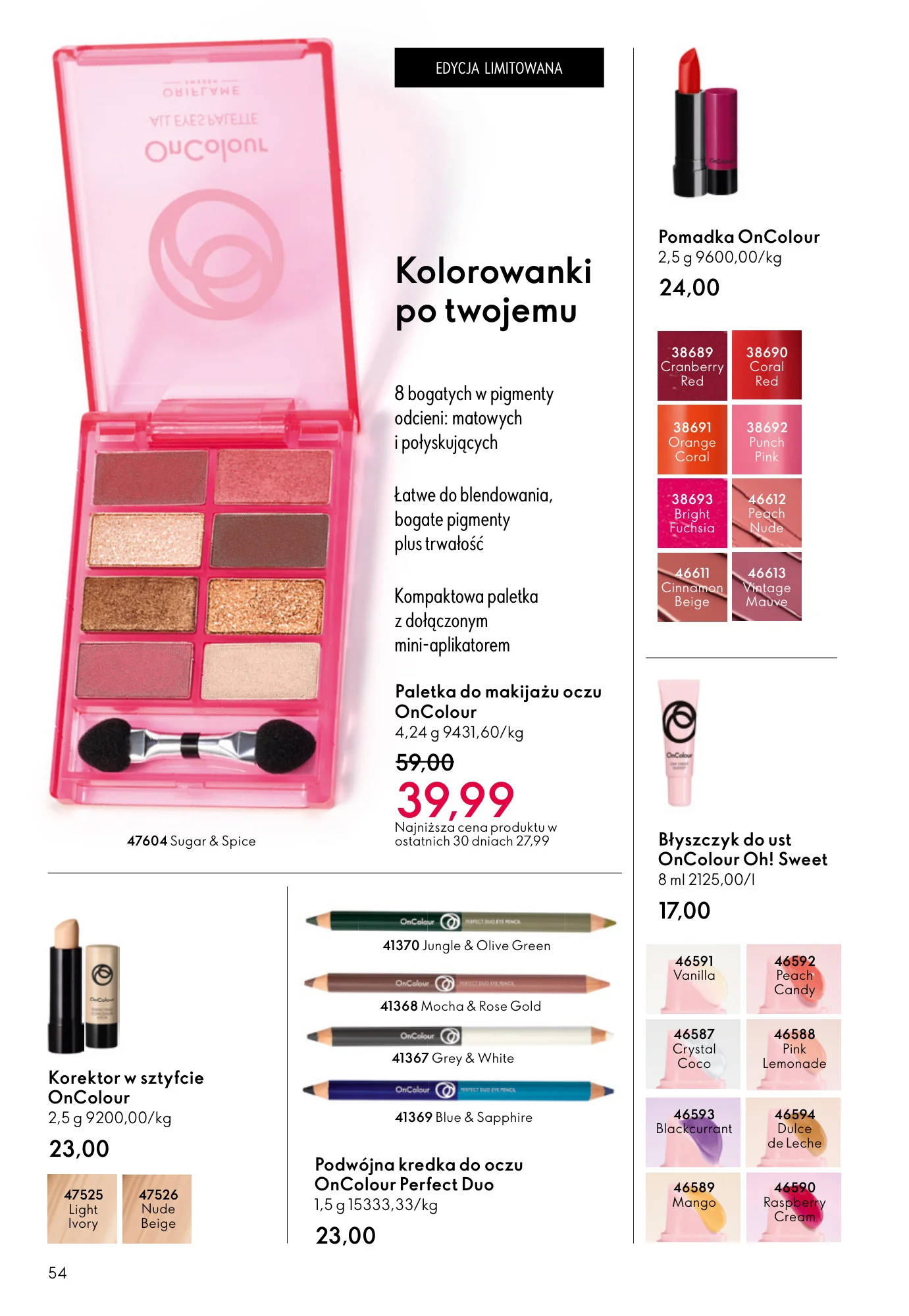 Gazetka promocyjna Oriflame str. 54