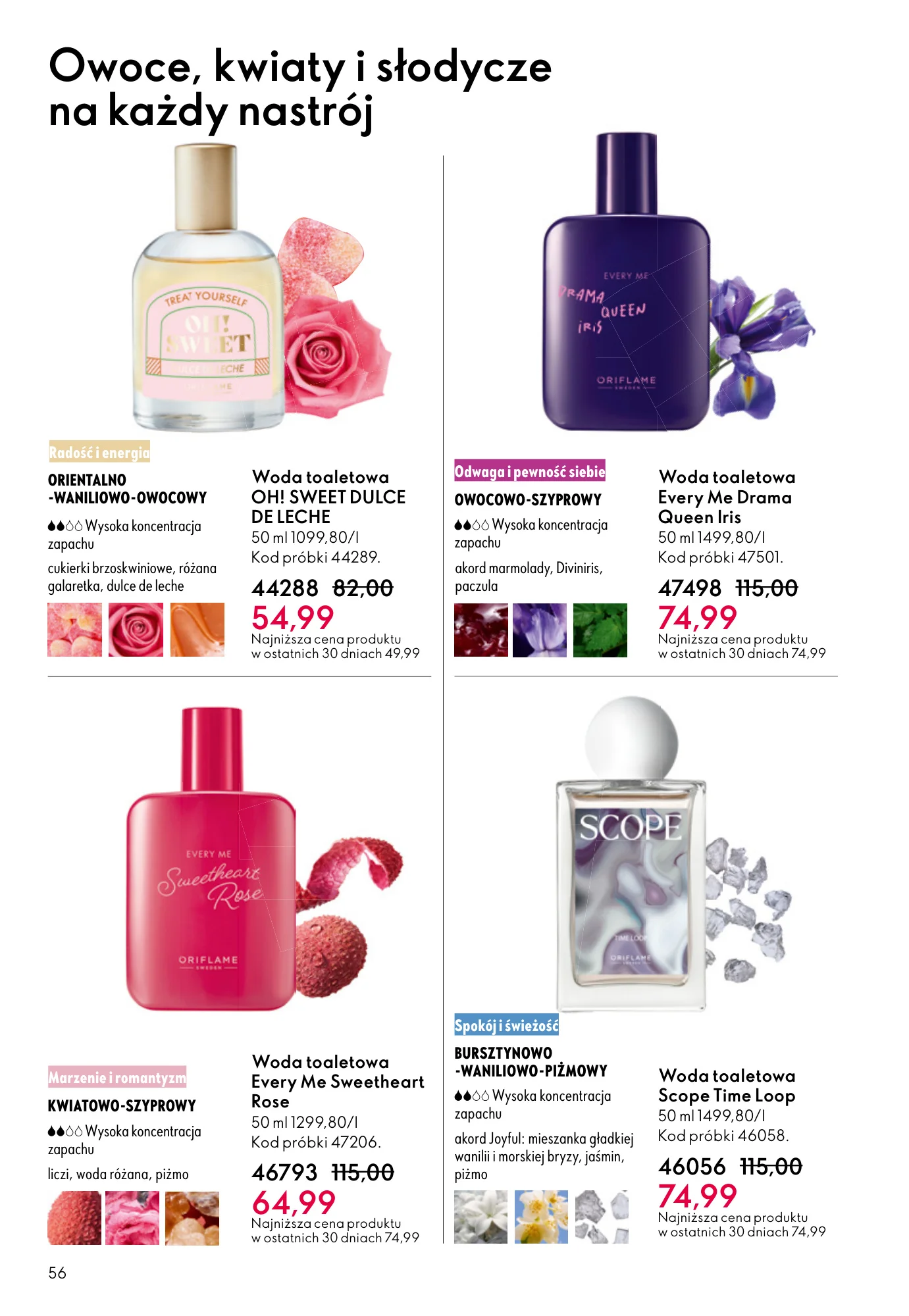 Gazetka promocyjna Oriflame str. 56