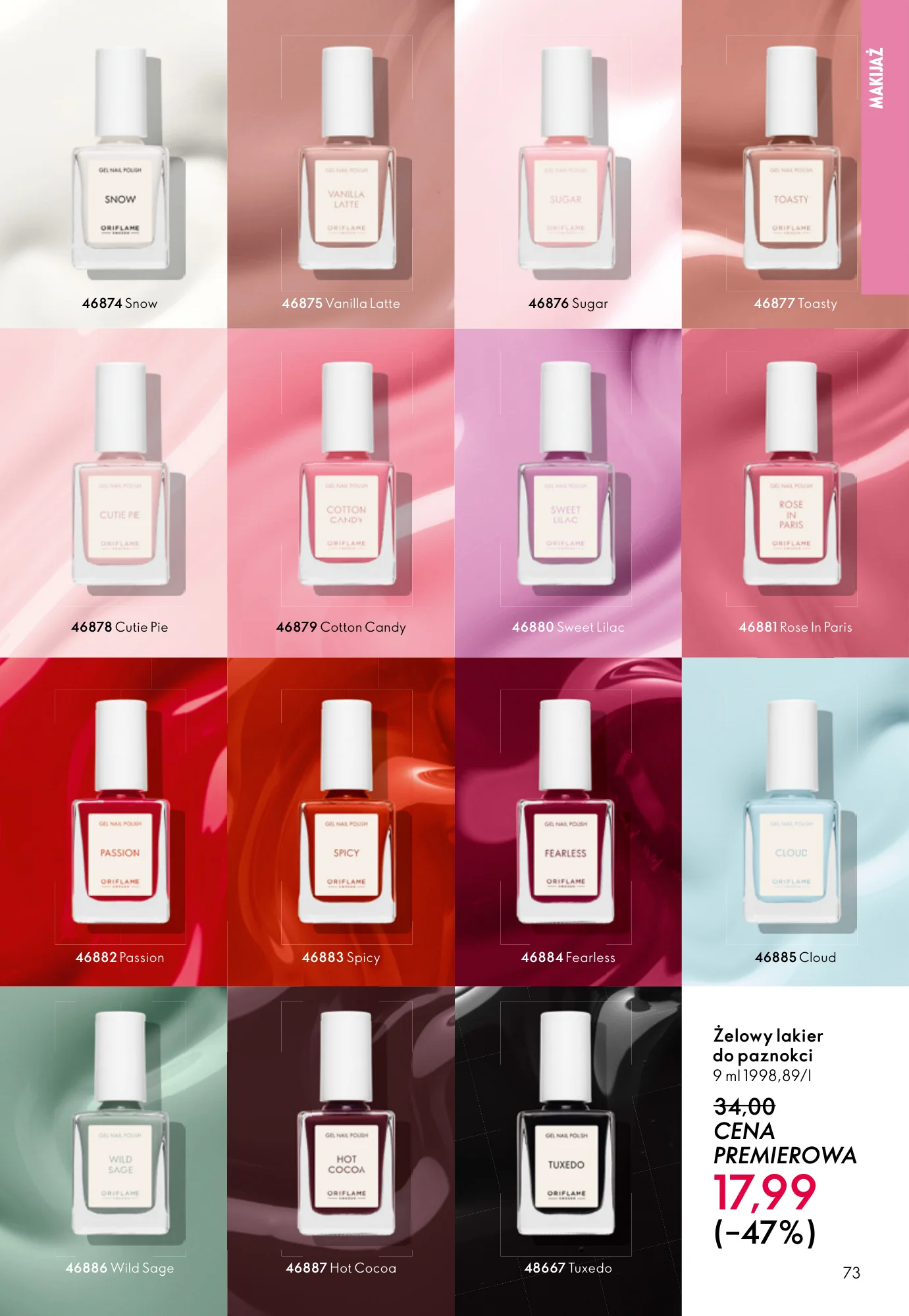 Gazetka promocyjna Oriflame str. 73
