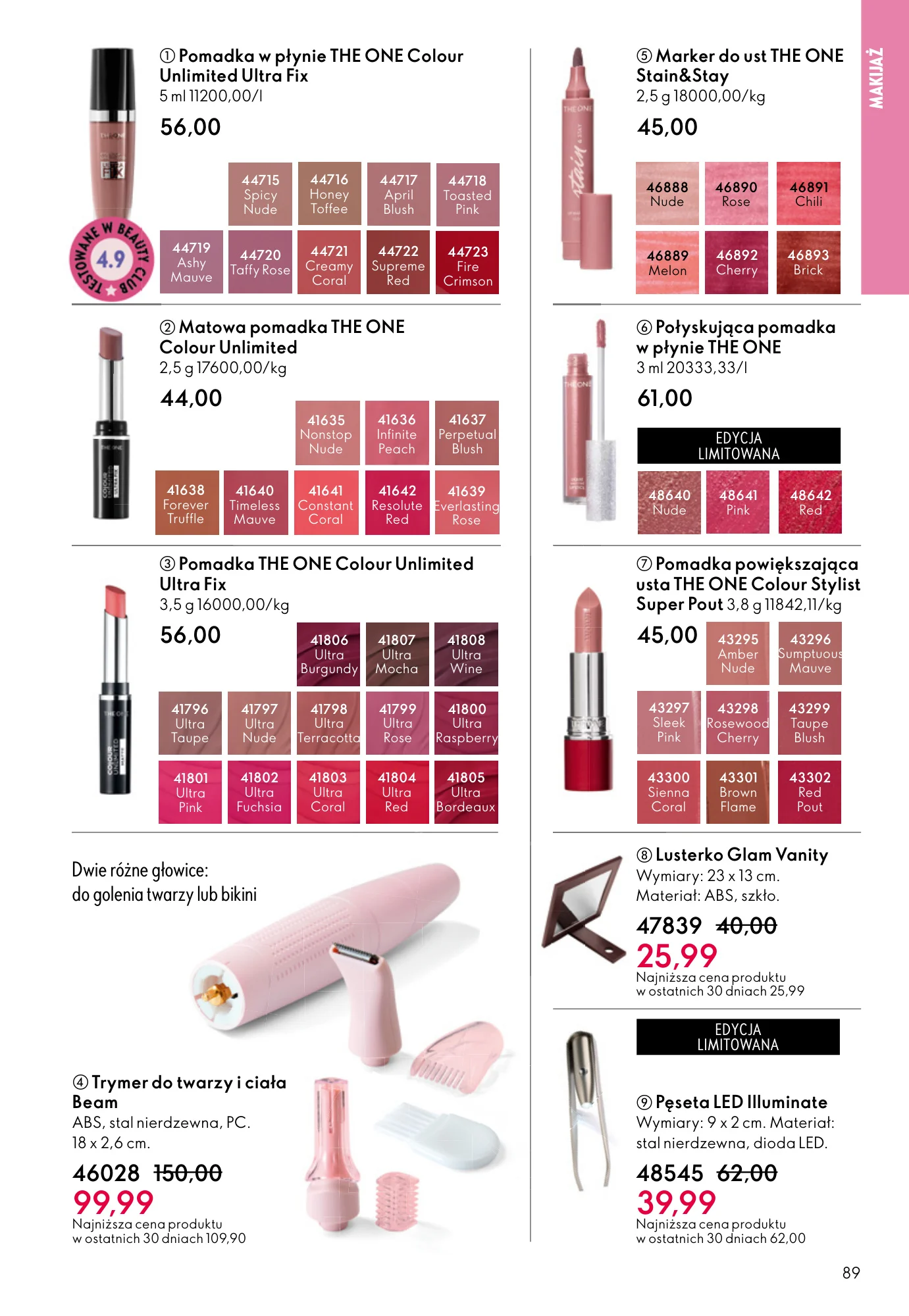 Gazetka promocyjna Oriflame str. 89