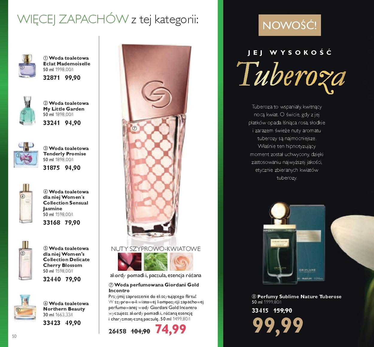 Gazetka promocyjna Oriflame str. 50