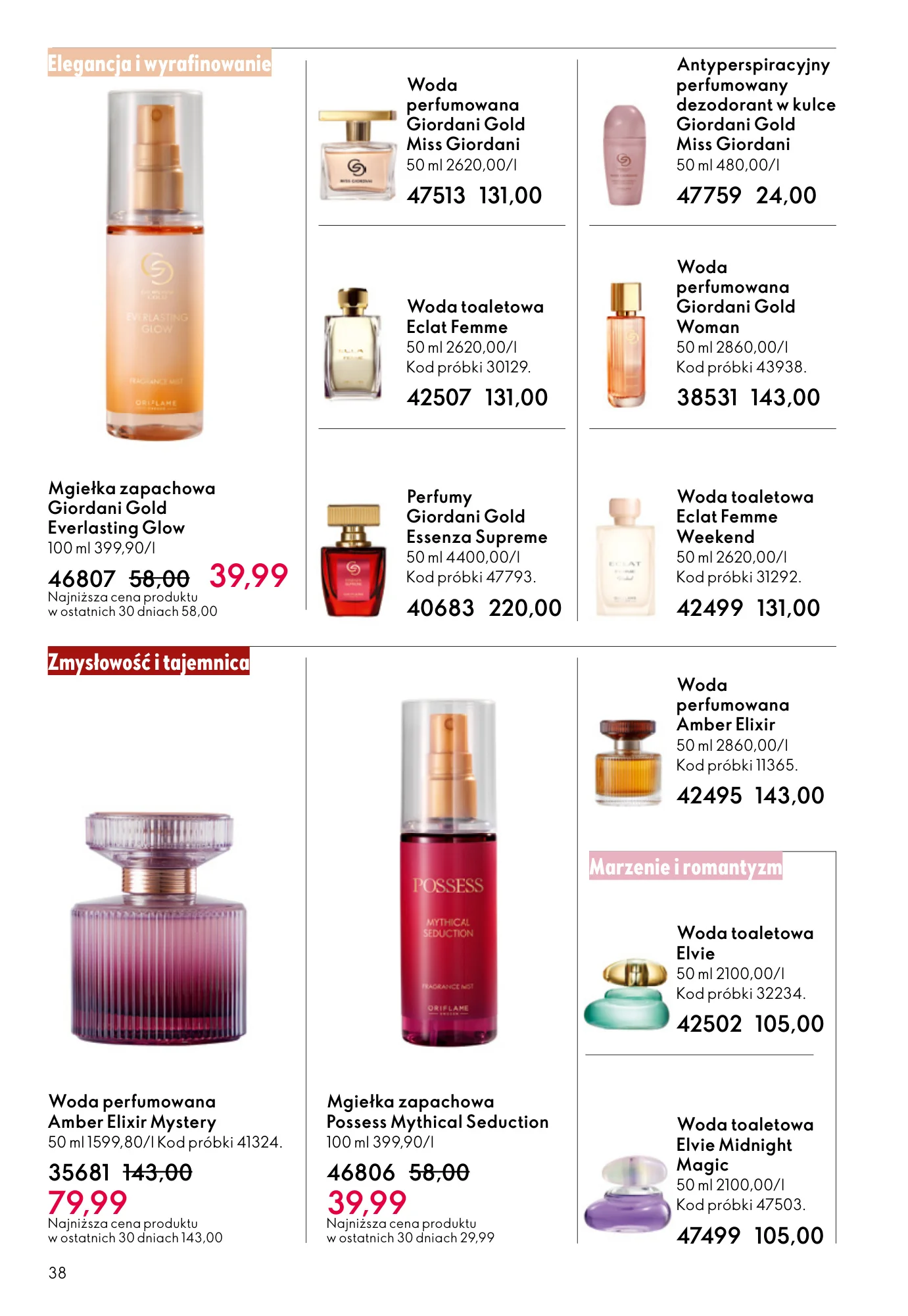 Gazetka promocyjna Oriflame str. 38