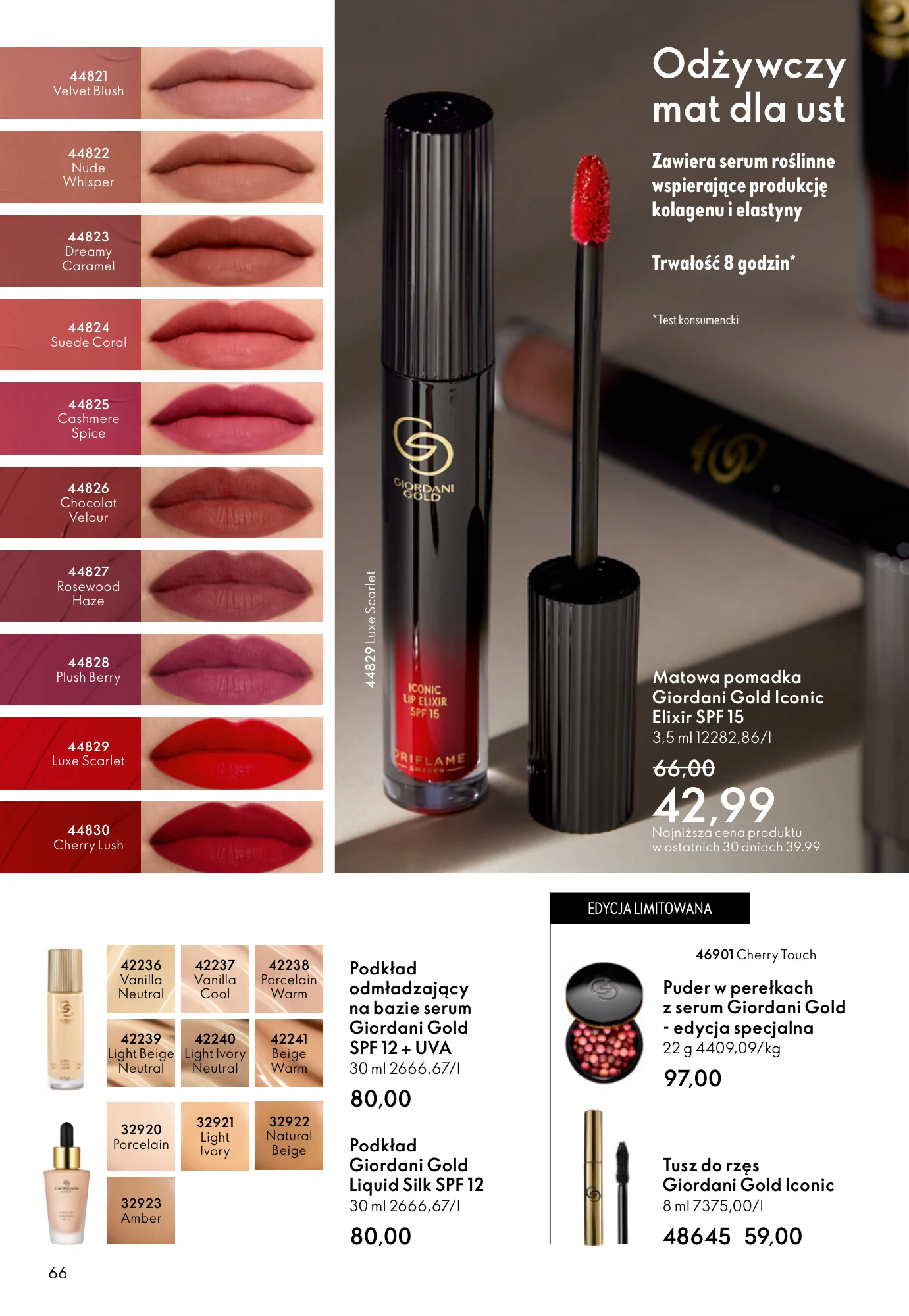 Gazetka promocyjna Oriflame str. 66
