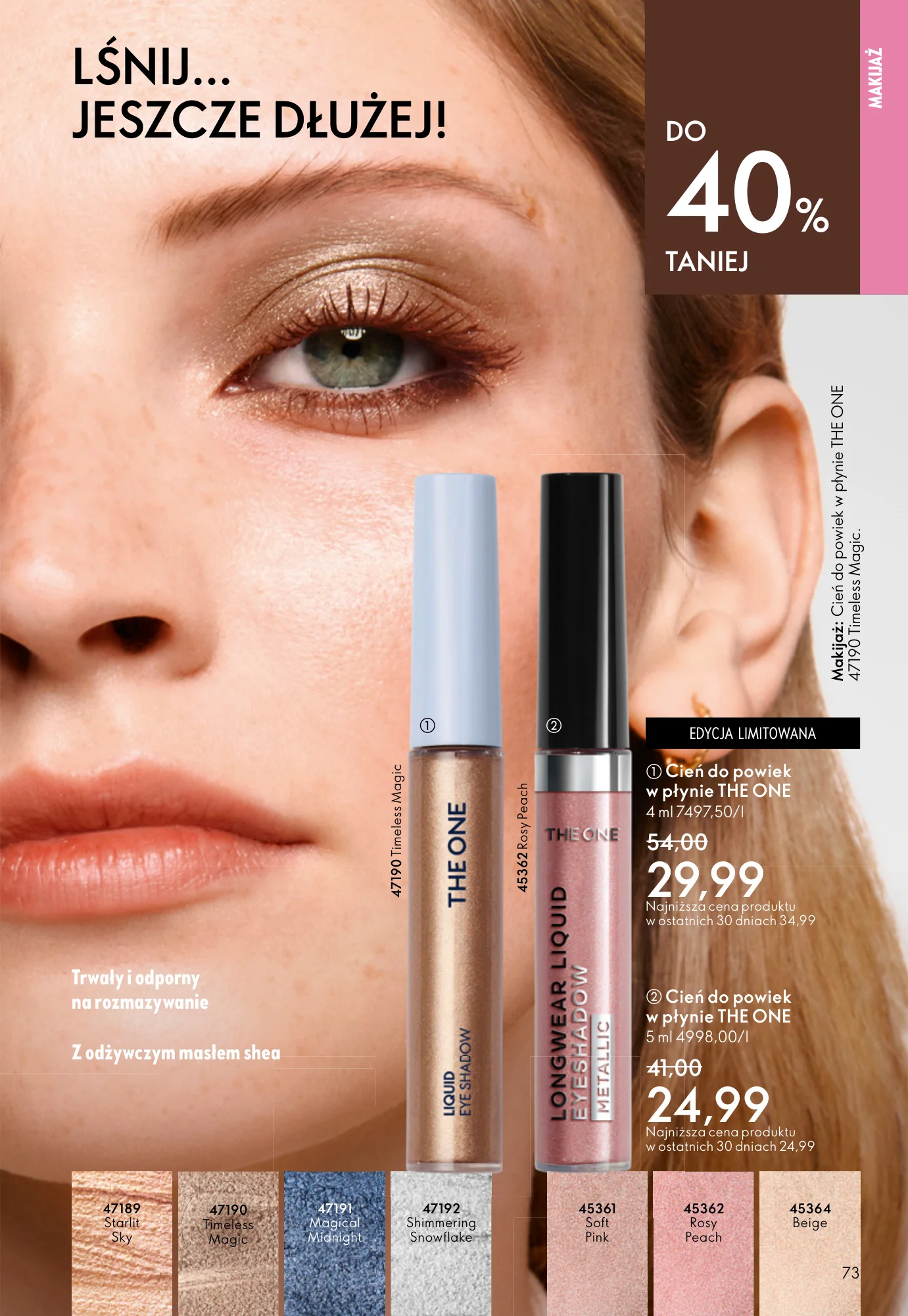Gazetka promocyjna Oriflame str. 73