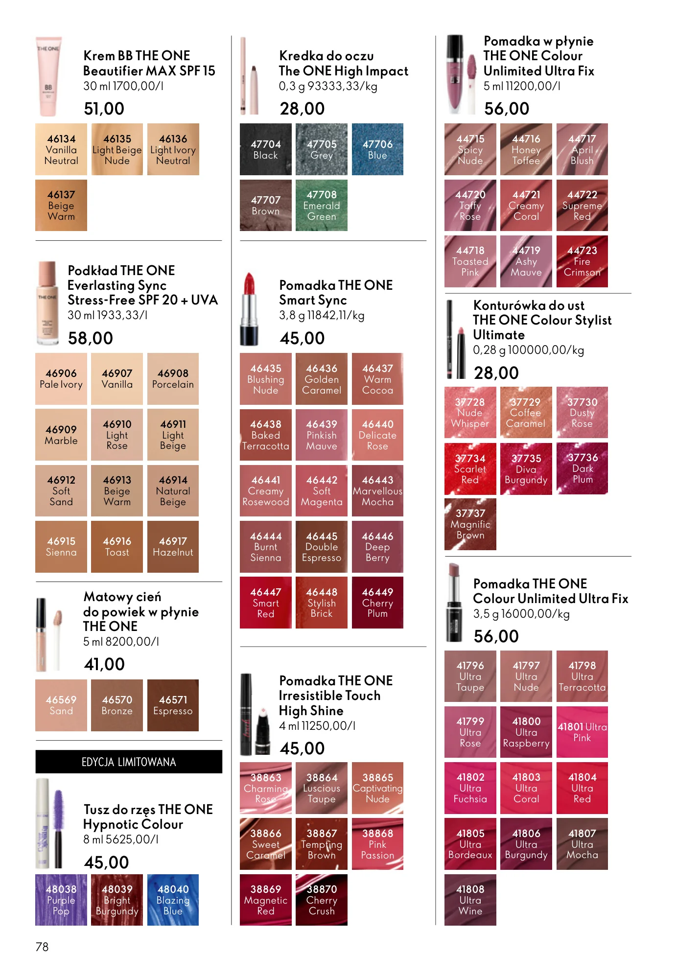 Gazetka promocyjna Oriflame str. 78