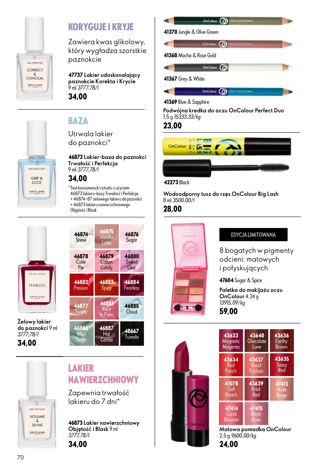Gazetka promocyjna Oriflame str. 70