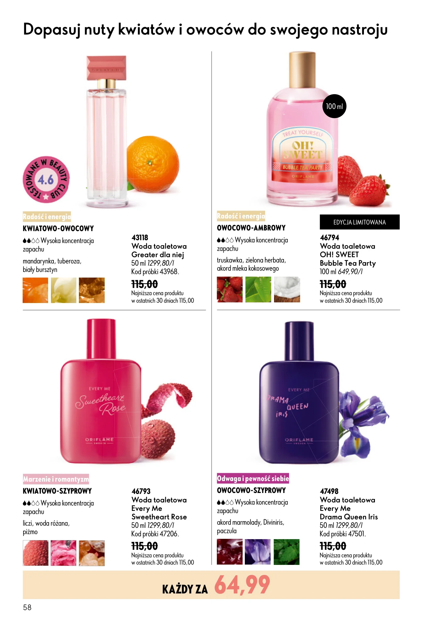 Gazetka promocyjna Oriflame str. 58