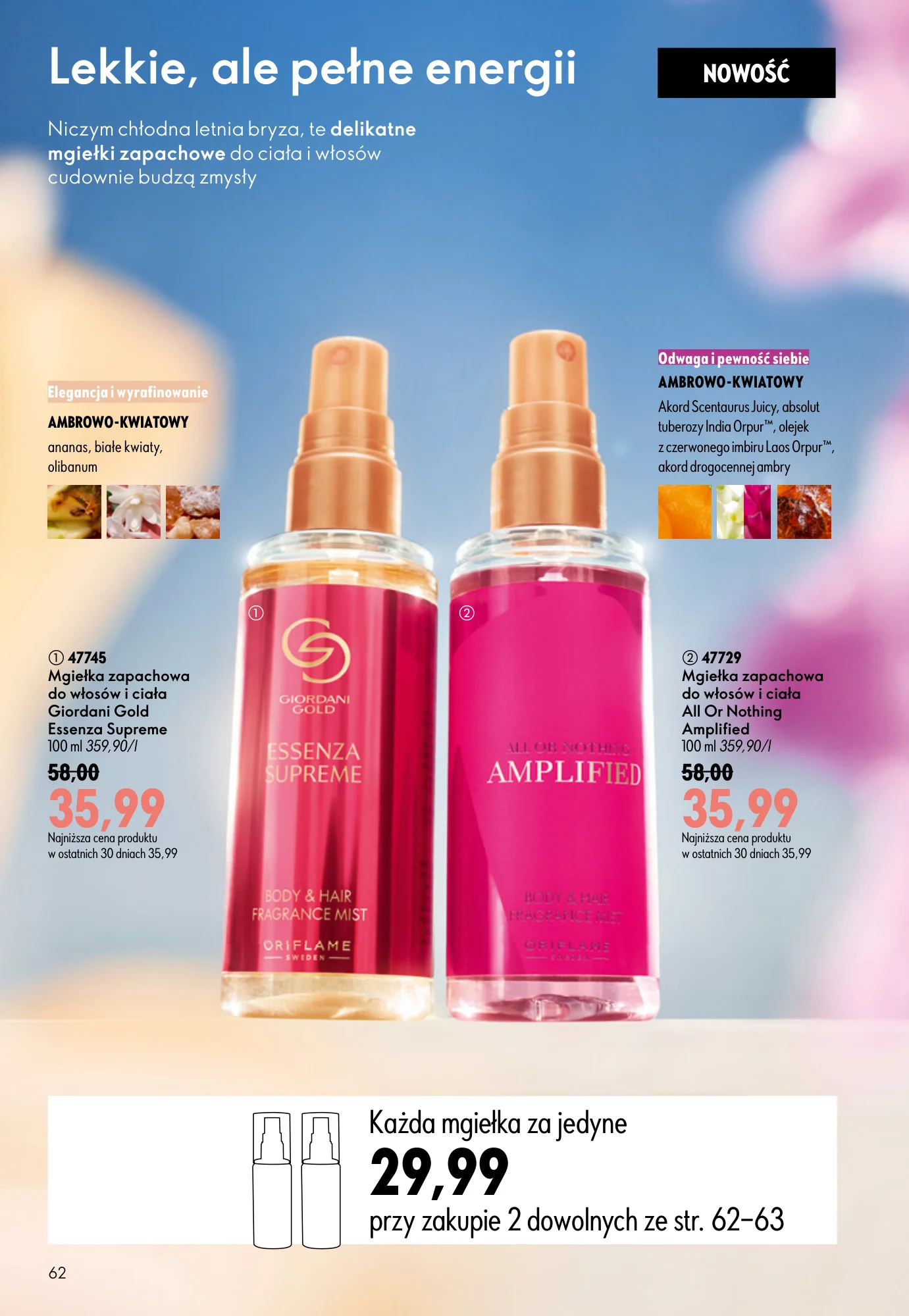Gazetka promocyjna Oriflame str. 62