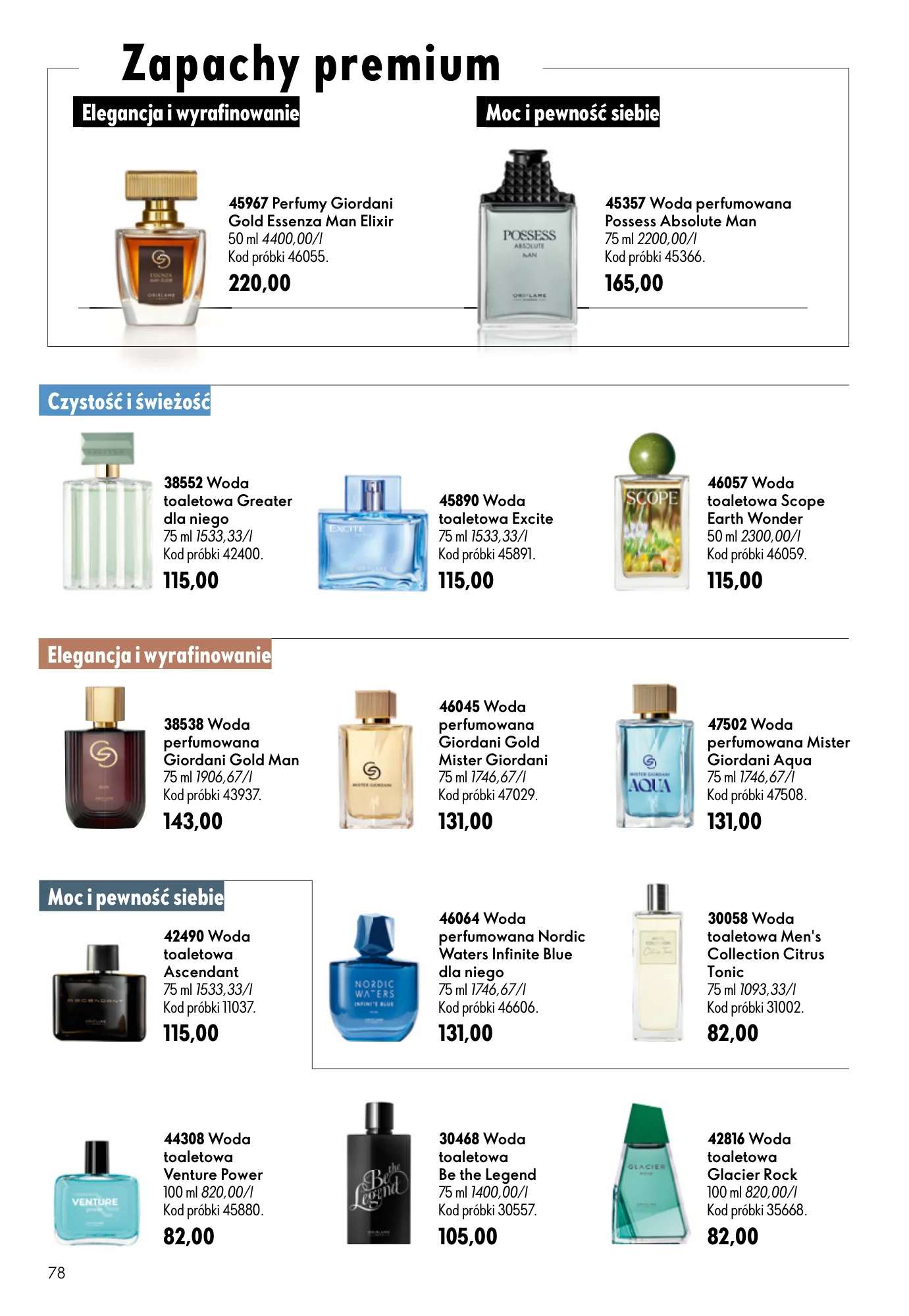 Gazetka promocyjna Oriflame str. 78