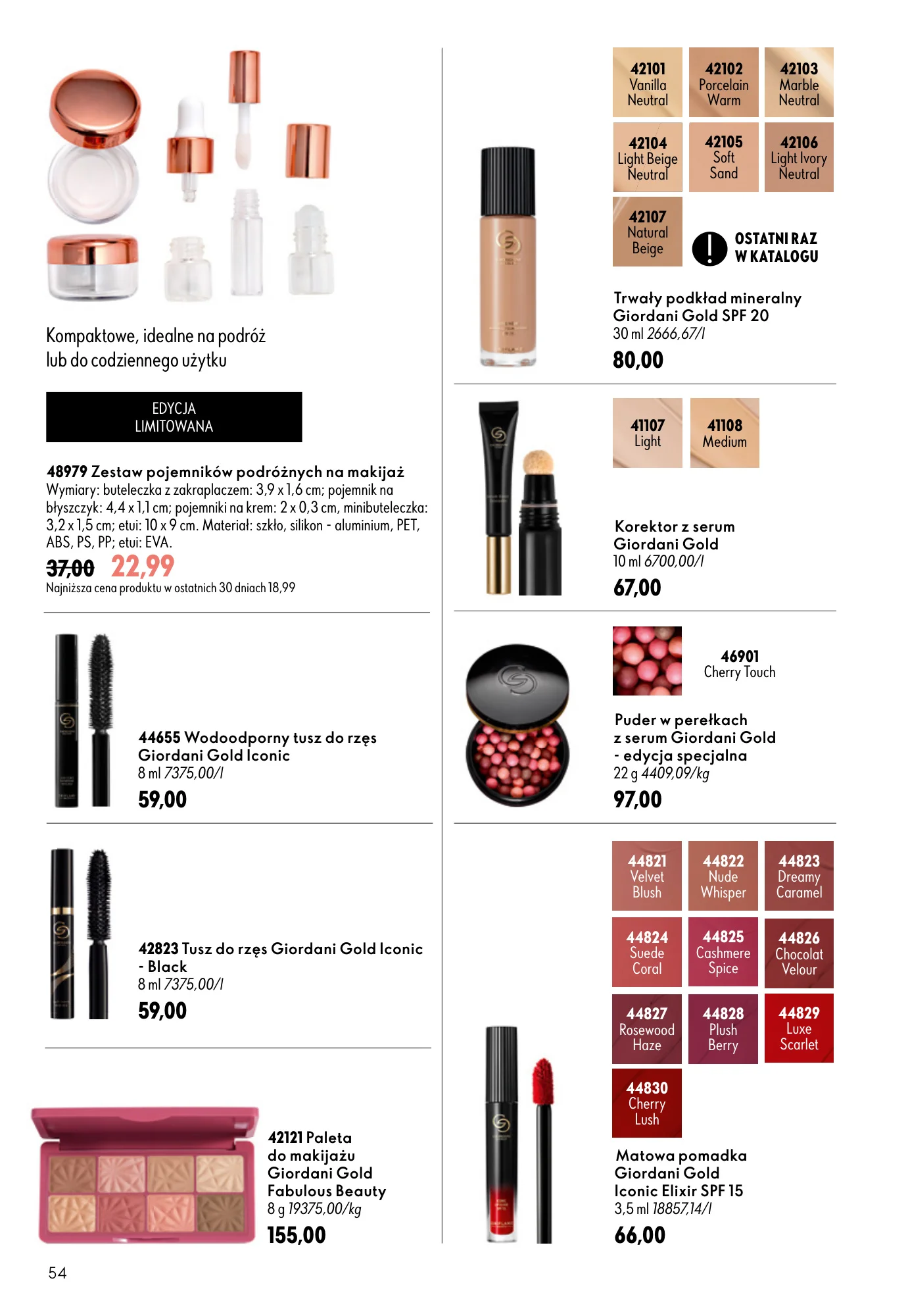 Gazetka promocyjna Oriflame str. 54