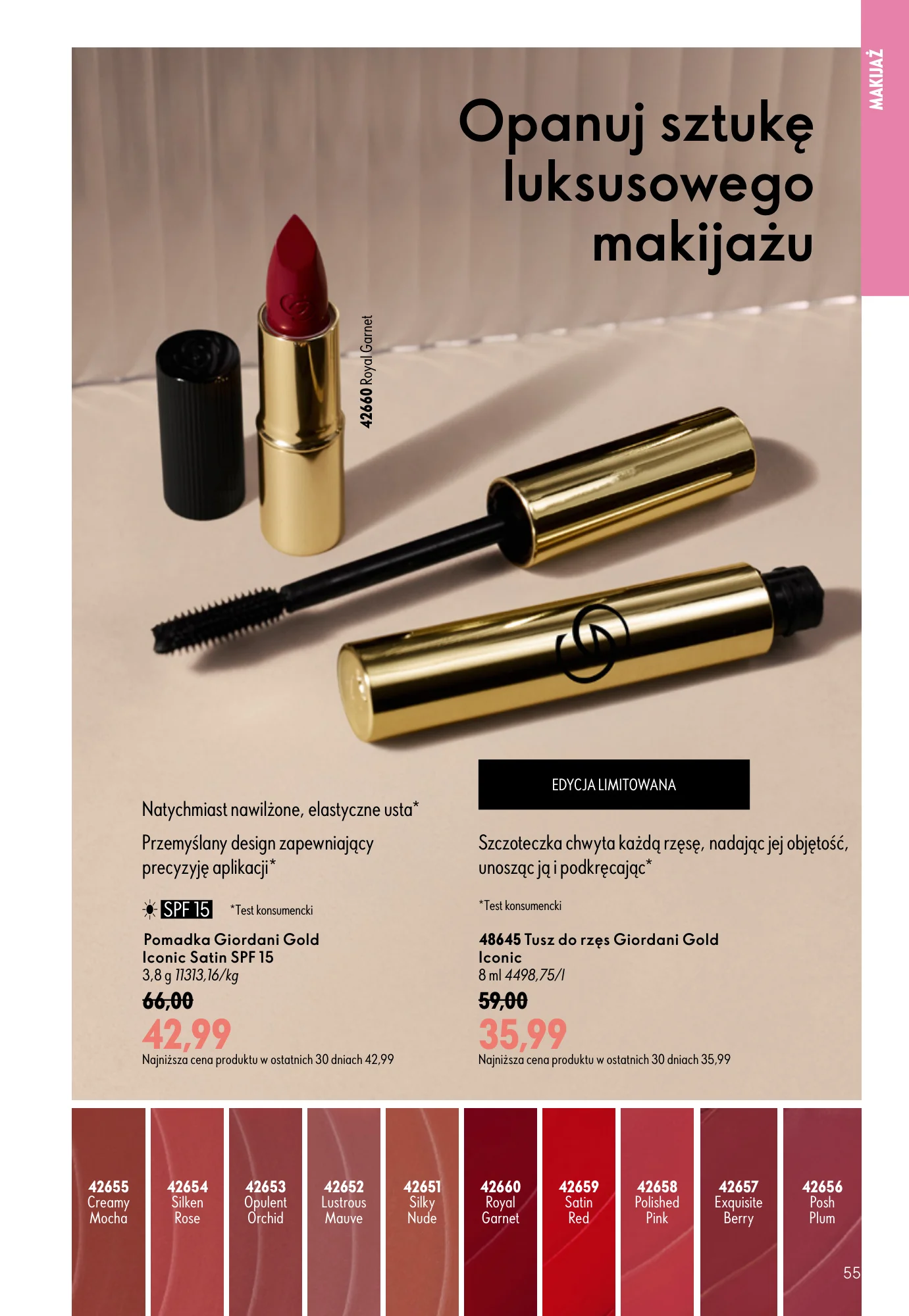 Gazetka promocyjna Oriflame str. 55