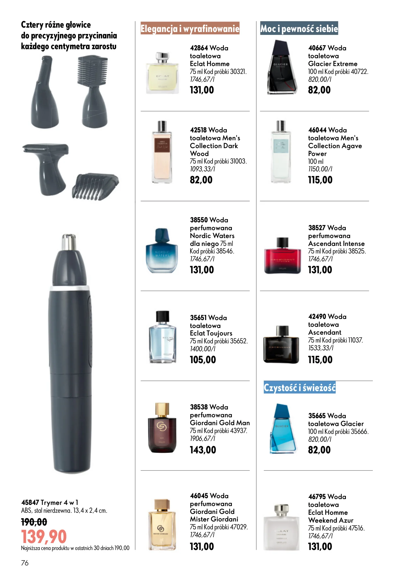 Gazetka promocyjna Oriflame str. 76